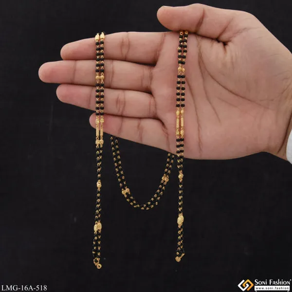 1_Gram_Gold_Plated_2_Line_Casual_Design_Mangalsutra_Dori_For_Women_Style_A518