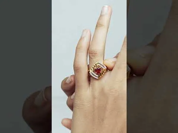 1_Gram_Gold_Plated_Red_Stone_With_Diamond_Funky_Design_Ring_For_Ladies_Style_Lrg_088