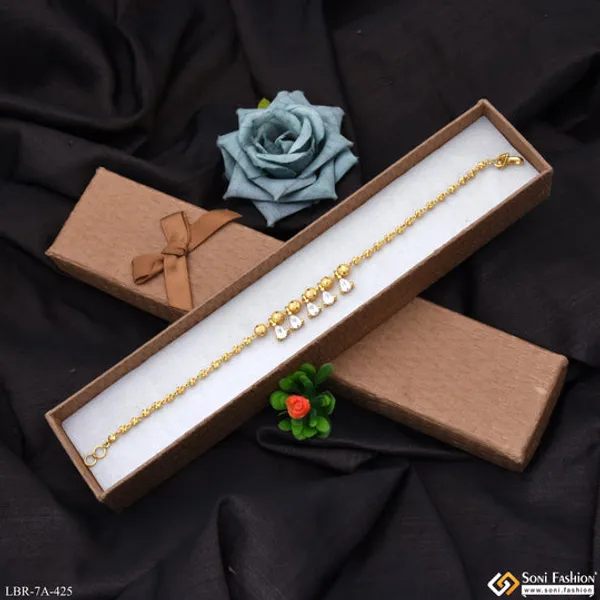 Fashionable_Gold_Plated_Bracelet_For_Ladies_Style_A425