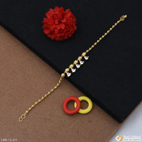 Fashionable_Gold_Plated_Bracelet_For_Ladies_Style_A425