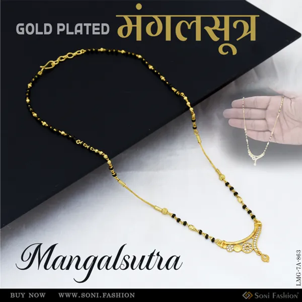 Chic_Design_Gold_Plated_Mangalsutra_For_Women_Style_A863