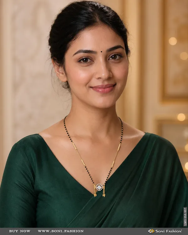 1_Gram_Gold_Plated_Radiant_Design_Mangalsutra_For_Women_Style_A857