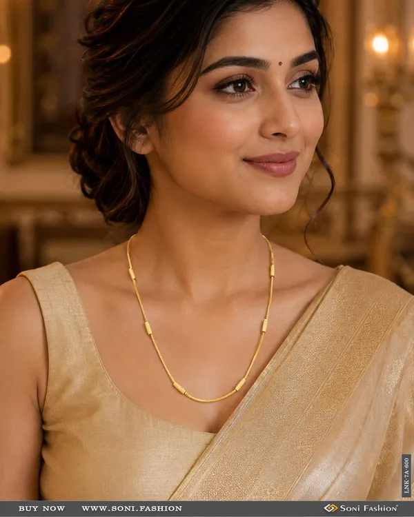 Artisanal_Design_Gold_Plated_Chain_For_Ladies_Style_A600