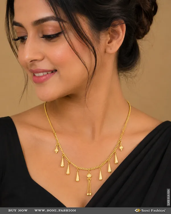 1_Gram_Gold_Plated_Fashionable_Necklace_For_Ladies_Style_A524