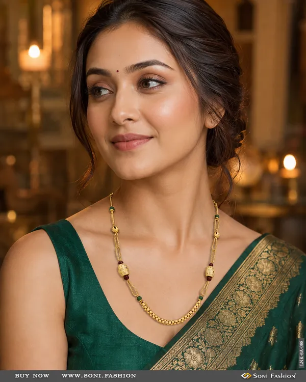 Matt_Finish_Gajari_With_Diamond_Stunning_Design_Gold_Plated_Necklace_Style_Lnka088