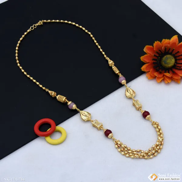 Fancy_Design_Gold_Plated_Mala_For_Women_Style_A744