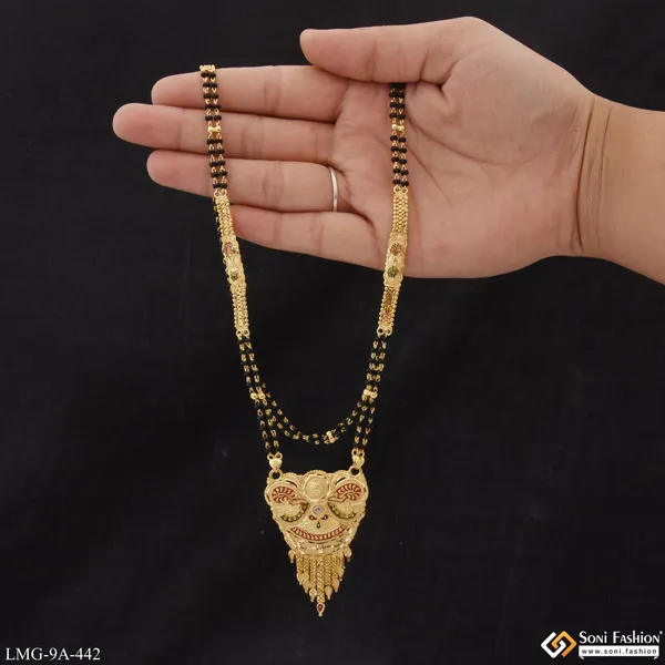 Fancy_Design_Sparkling_Design_Gold_Plated_Mangalsutra_For_Women_Style_A442