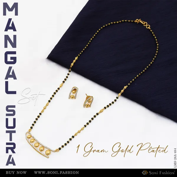 1_Gram_Gold_Plated_Magnificent_Design_Mangalsutra_Set_For_Women_Style_A484