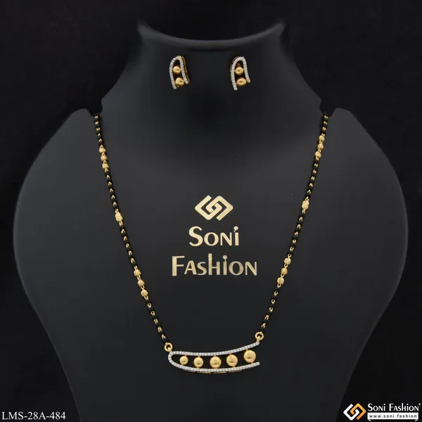 1_Gram_Gold_Plated_Magnificent_Design_Mangalsutra_Set_For_Women_Style_A484