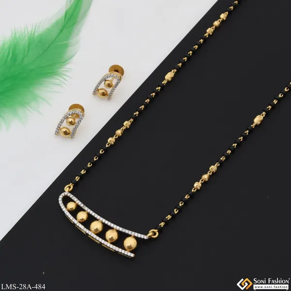 1_Gram_Gold_Plated_Magnificent_Design_Mangalsutra_Set_For_Women_Style_A484