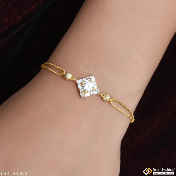 1_Gram_Gold_Plated_Dazzling_Design_Bracelet_For_Ladies_Style_A376