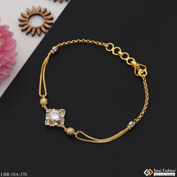 1_Gram_Gold_Plated_Dazzling_Design_Bracelet_For_Ladies_Style_A376