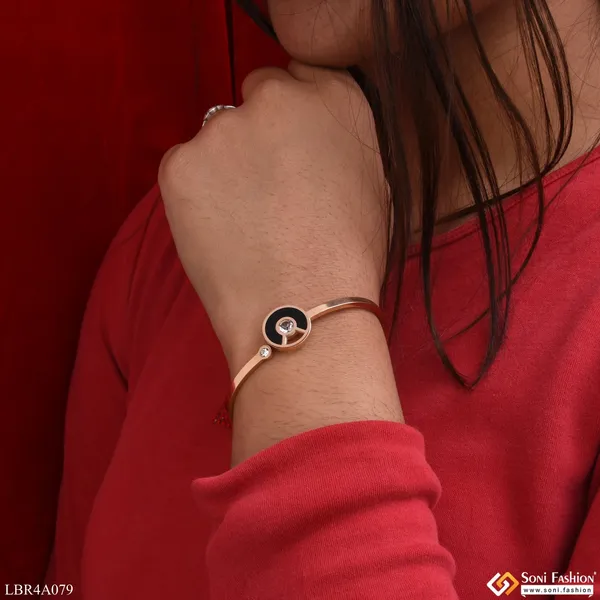 Best_Quality_With_Diamond_Rose_Gold_Bracelet_For_Girl_Lady_Style_Lbra079