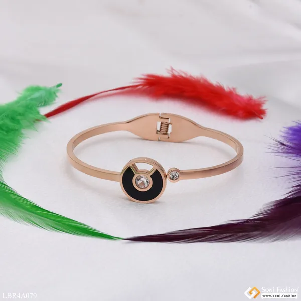 Best_Quality_With_Diamond_Rose_Gold_Bracelet_For_Girl_Lady_Style_Lbra079