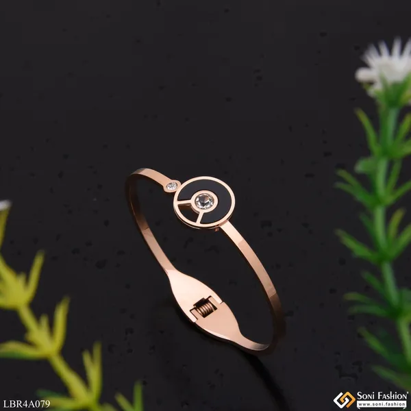 Best_Quality_With_Diamond_Rose_Gold_Bracelet_For_Girl_Lady_Style_Lbra079