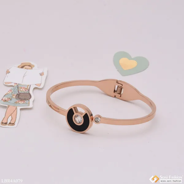 Best_Quality_With_Diamond_Rose_Gold_Bracelet_For_Girl_Lady_Style_Lbra079