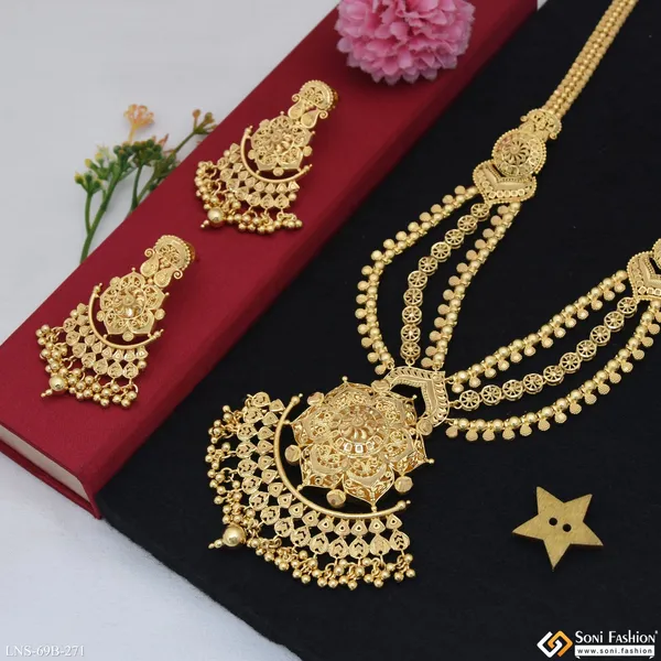 1_Gram_Gold_Plated_Best_Quality_Necklace_Set_For_Women_Style_B271