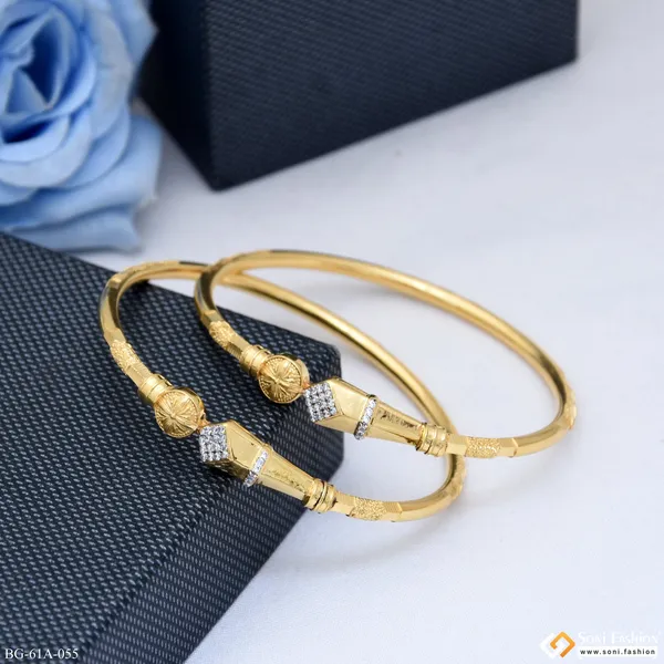 1_Gram_Gold_Plated_High_Class_Design_Bangles_For_Ladies_Style_A055