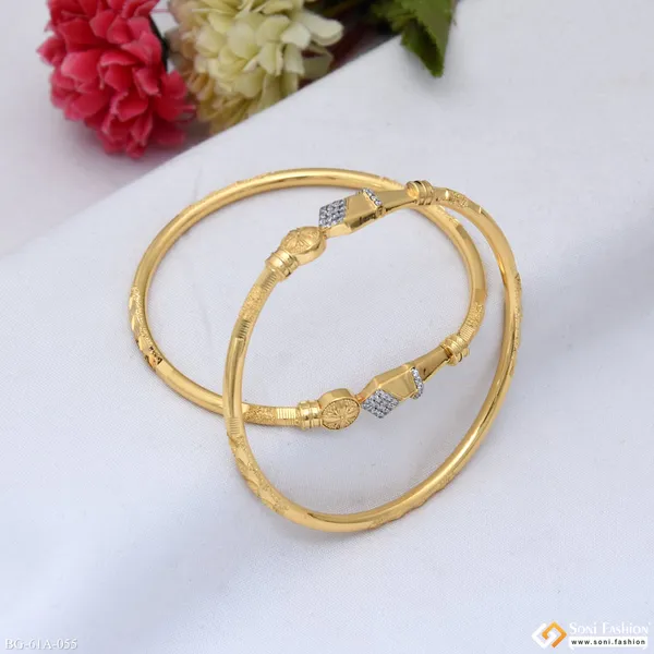 1_Gram_Gold_Plated_High_Class_Design_Bangles_For_Ladies_Style_A055
