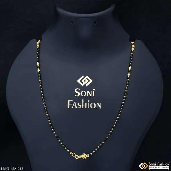 1_Gram_Gold_Plated_Mangalsutra_Dori_For_Women_Style_A913