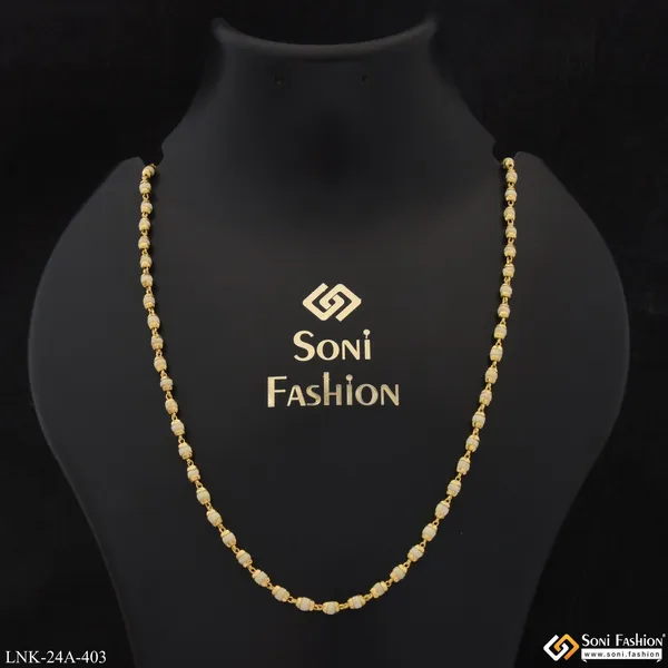 1_Gram_Gold_Plated_Chic_Design_Latest_Design_Tulsi_Mala_For_Women_Style_A403