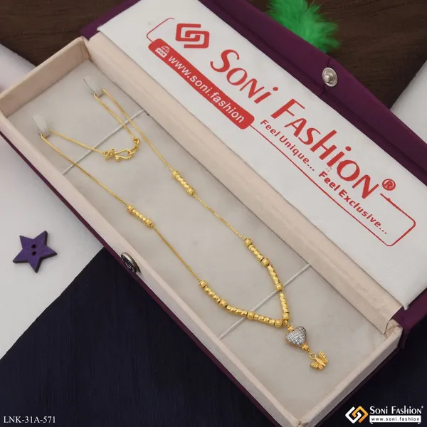 1_Gram_Gold_Plated_Latest_Design_Necklace_For_Ladies_Style_A571