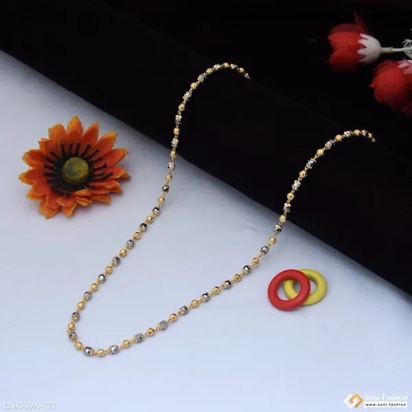 1_Gram_Gold_Plated_New_Style_Mala_For_Women_Style_A771