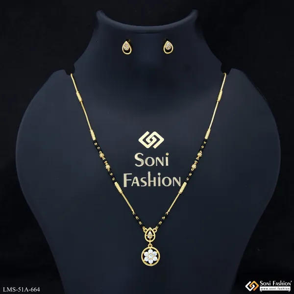1_Gram_Gold_Plated_Glittering_Design_Mangalsutra_Set_For_Women_Style_A664