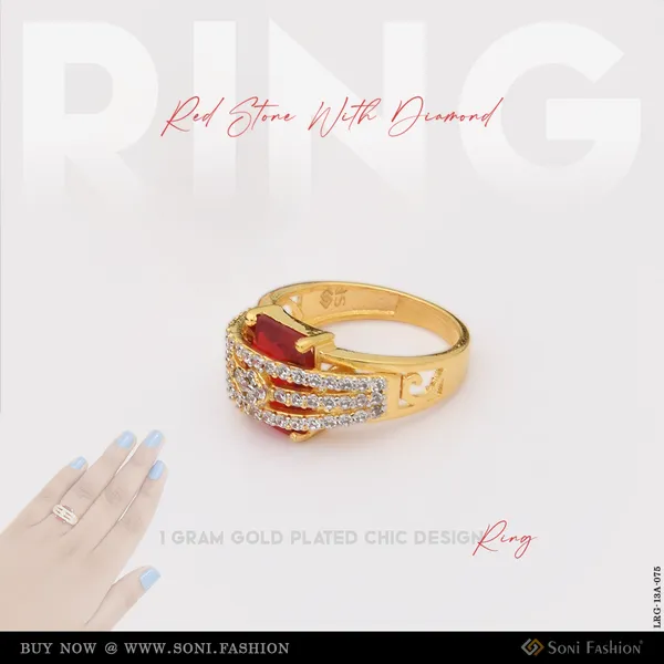 1_Gram_Gold_Plated_Red_Stone_With_Diamond_Chic_Design_Ring_For_Ladies_Style_Lrg_075