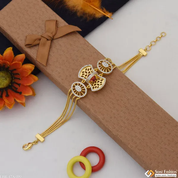 1_Gram_Gold_Plated_Finely_Detailed_Bracelet_For_Ladies_Style_A390