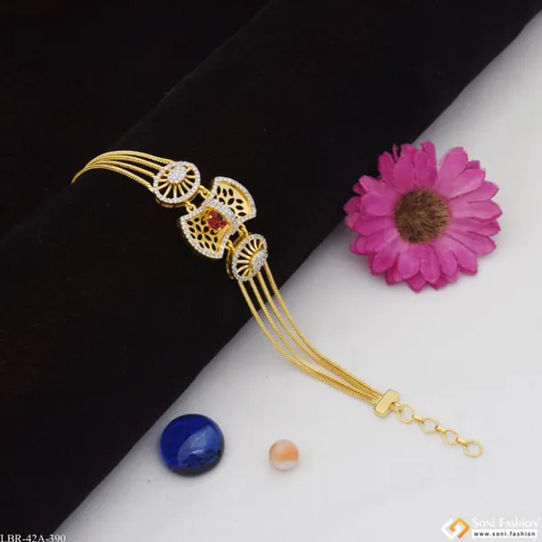 1_Gram_Gold_Plated_Finely_Detailed_Bracelet_For_Ladies_Style_A390