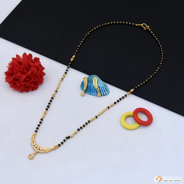 Casual_Design_Gold_Plated_Mangalsutra_Set_For_Women_Style_A670