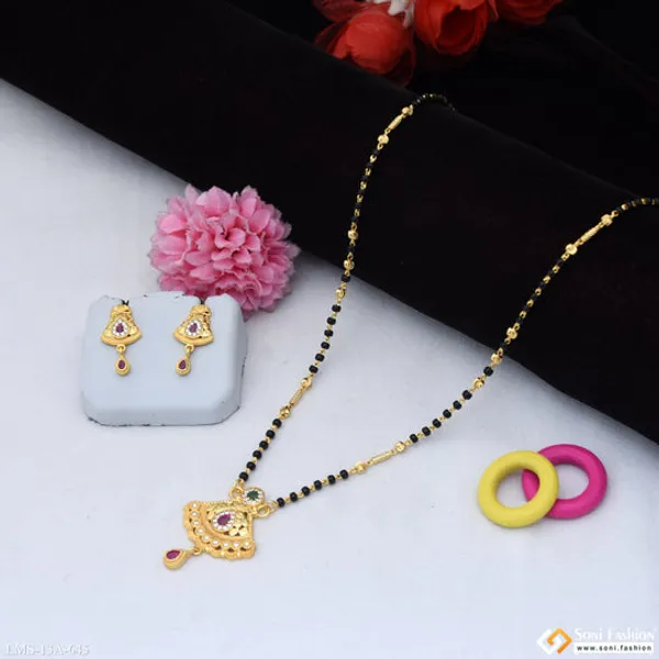New_Style_Gold_Plated_Mangalsutra_Set_For_Women_Style_A645