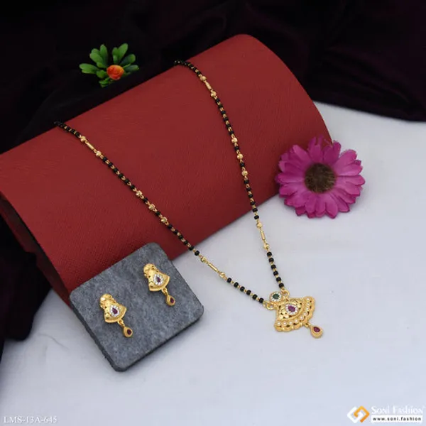 New_Style_Gold_Plated_Mangalsutra_Set_For_Women_Style_A645