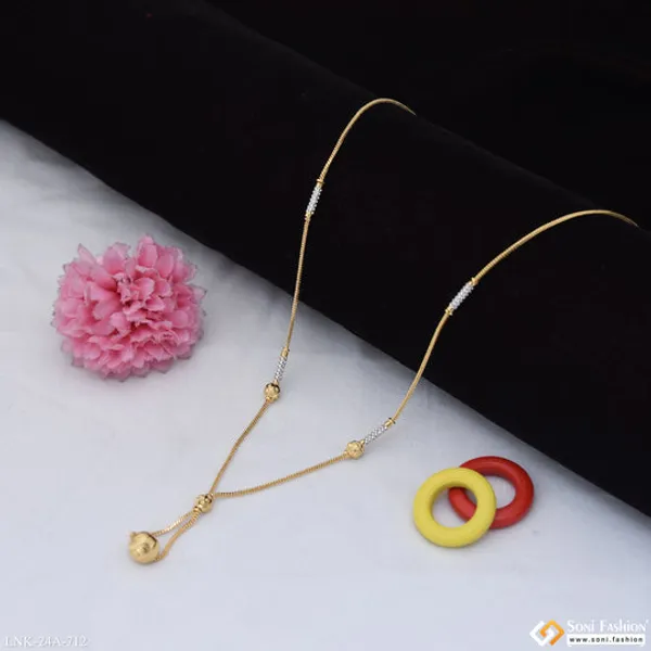 1_Gram_Gold_Plated_Radiant_Design_Necklace_For_Ladies_Style_A712