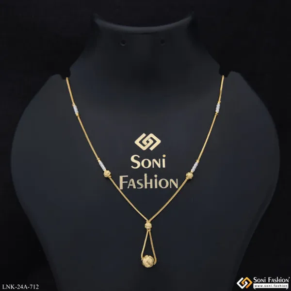 1_Gram_Gold_Plated_Radiant_Design_Necklace_For_Ladies_Style_A712