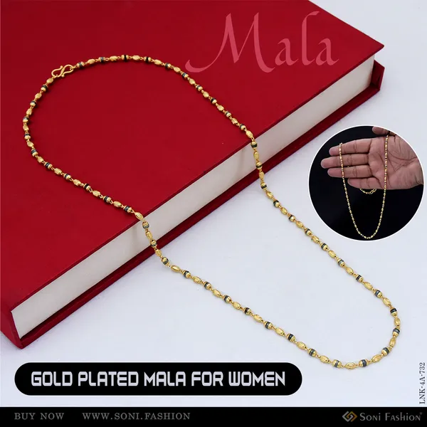 New_Style_Gold_Plated_Mala_For_Women_Style_A732