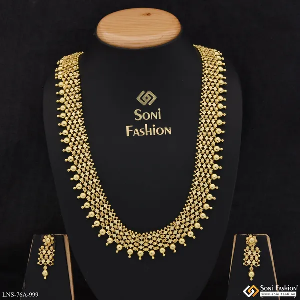 1_Gram_Gold_Plated_Best_Quality_Necklace_Set_For_Women_Style_A999