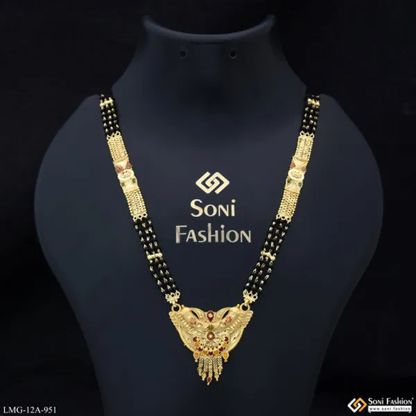 Latest_Design_Gold_Plated_Mangalsutra_For_Women_Style_A951