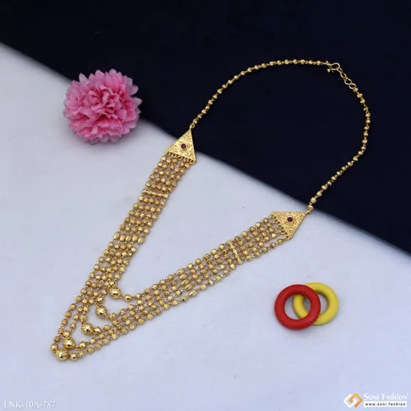 Fancy_Design_Gold_Plated_Mala_For_Women_Style_A787