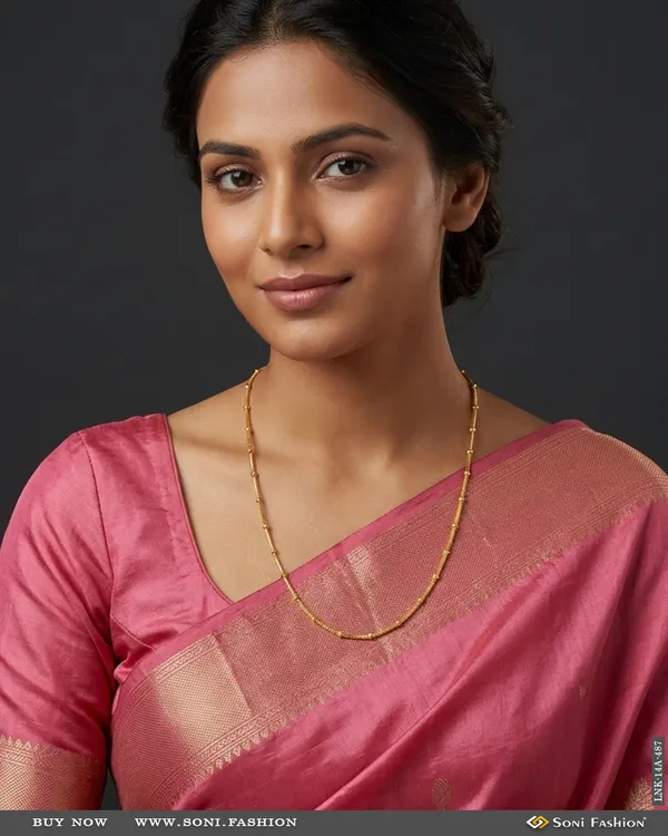 1_Gram_Gold_Plated_Chic_Design_Glittering_Design_Chain_For_Ladies_Style_A487