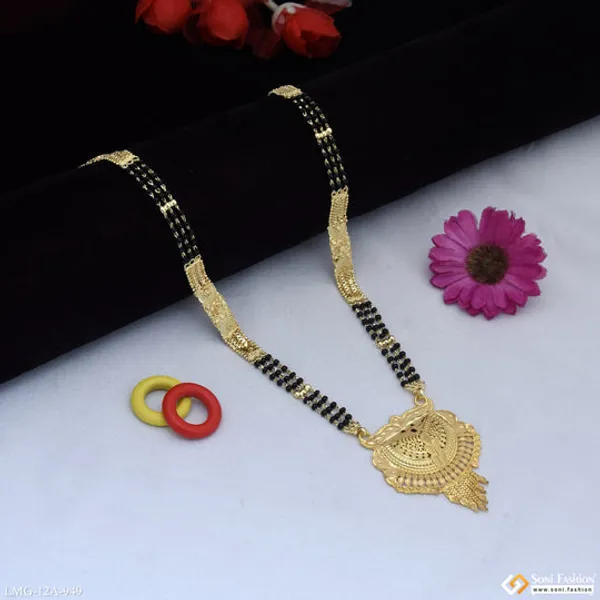 Glittering_Design_Gold_Plated_Mangalsutra_For_Women_Style_A949
