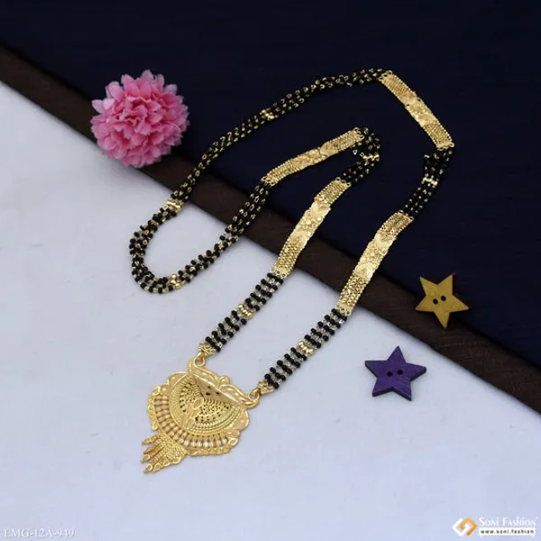 Glittering_Design_Gold_Plated_Mangalsutra_For_Women_Style_A949