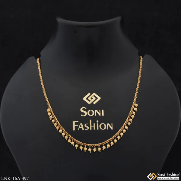 1_Gram_Gold_Plated_Glittering_Design_Necklace_For_Ladies_Style_A497