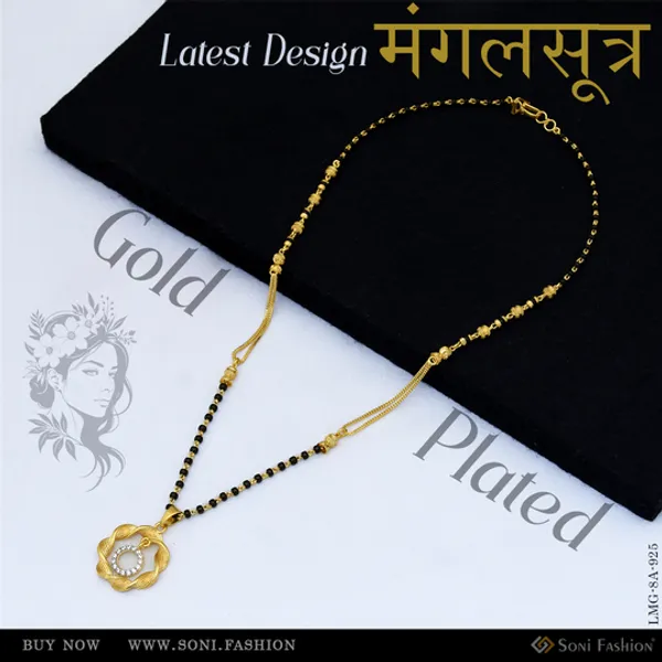 Latest_Design_Gold_Plated_Mangalsutra_For_Women_Style_A925