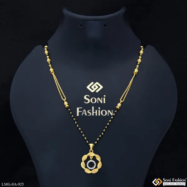 Latest_Design_Gold_Plated_Mangalsutra_For_Women_Style_A925