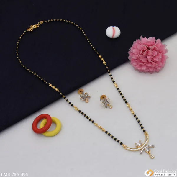 1_Gram_Gold_Plated_Glittering_Design_Mangalsutra_Set_For_Women_Style_A496