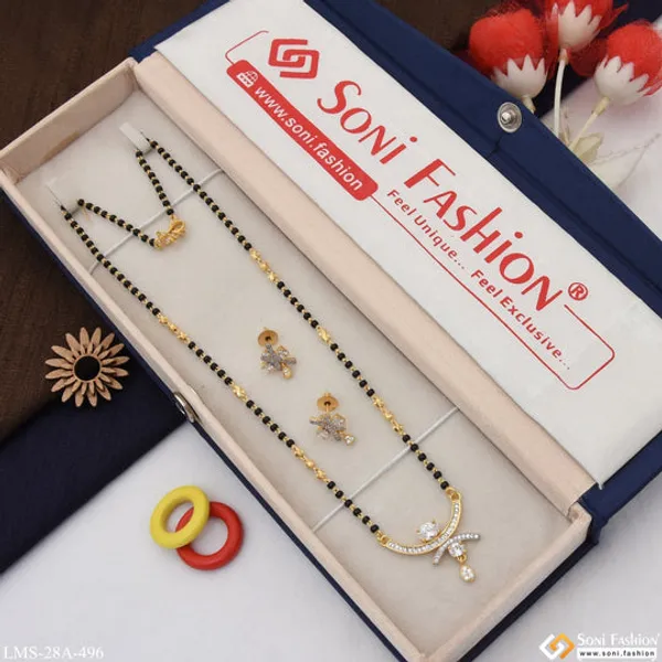 1_Gram_Gold_Plated_Glittering_Design_Mangalsutra_Set_For_Women_Style_A496
