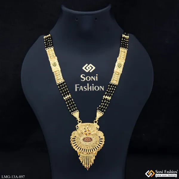 4_Line_Opulent_Design_Gold_Plated_Mangalsutra_For_Women_Style_A897