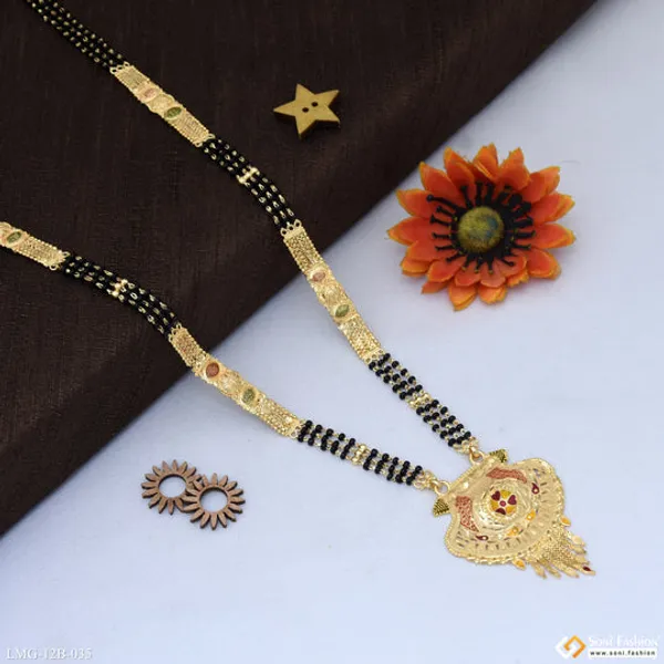 Latest_Design_Gold_Plated_Mangalsutra_For_Women_Style_B035